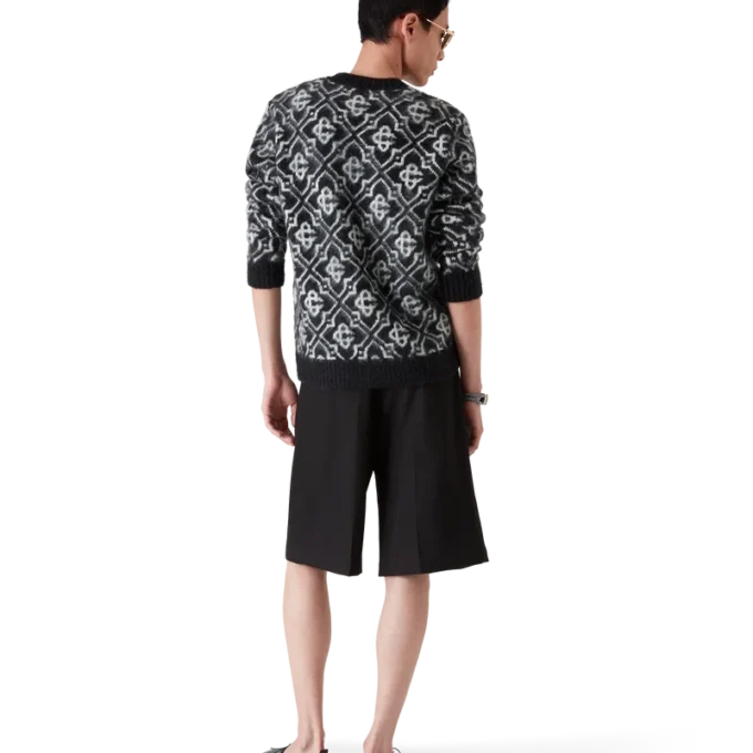 Camisola Monograma em Mohair