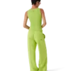 Camisola sem mangas com canelado Camisola sem mangas com canelado