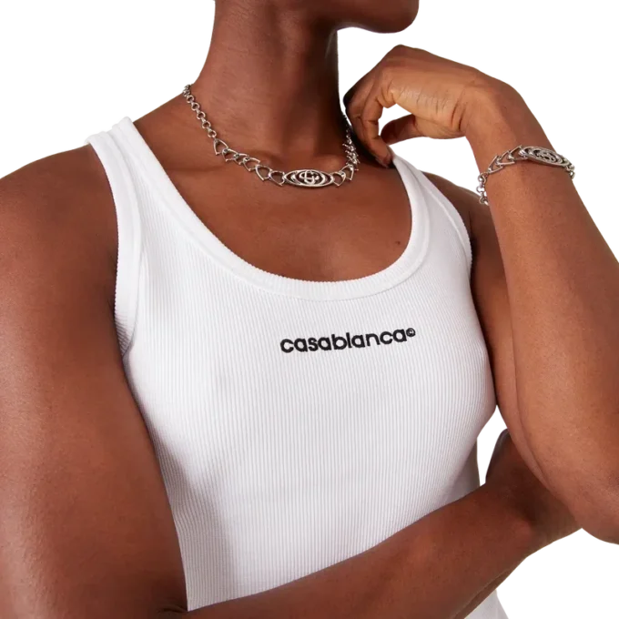 Camisola sem mangas com canelado Camisola sem mangas com canelado
