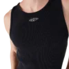 Camisola sem mangas com canelado desbotado Camisola sem mangas com canelado desbotado