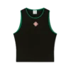 Camisola sem mangas com logótipo de diamante Camisola sem mangas com logótipo de diamante
