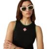 Camisola sem mangas com logótipo de diamante Camisola sem mangas com logótipo de diamante