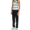Camisola sem mangas com riscas degradadas Camisola sem mangas com riscas degradadas