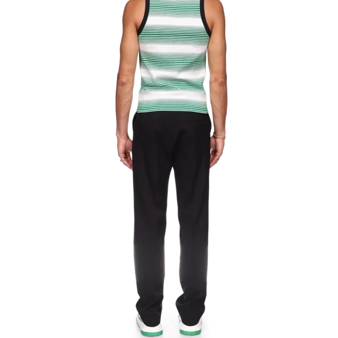 Camisola sem mangas com riscas degradadas Camisola sem mangas com riscas degradadas