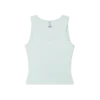 Camisola sem mangas em jersey canelado Camisola sem mangas em jersey canelado