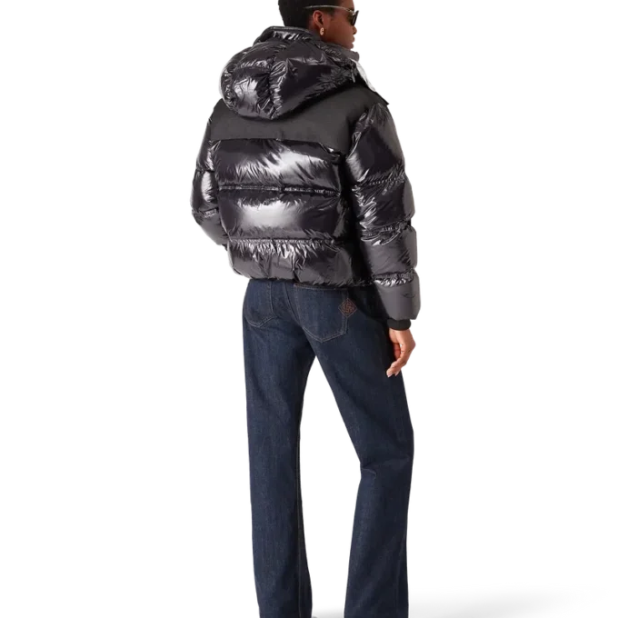 Casaco acolchoado de nylon Casaco acolchoado de nylon