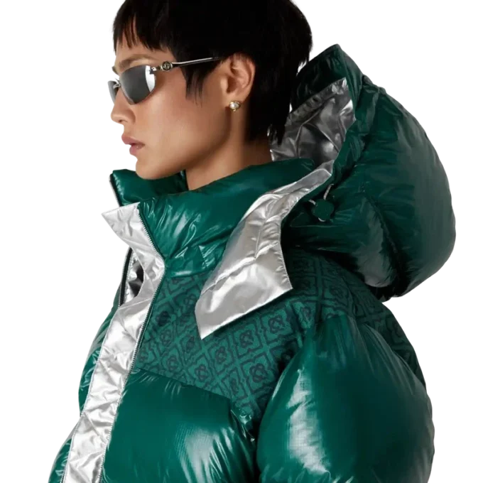 Casaco acolchoado de nylon