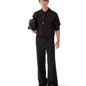 Casaco Bomber em Jacquard Monograma