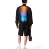 Casaco Bomber em Organza com Gradiente