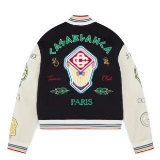 Casaco Bomber em Patchwork de Chenille