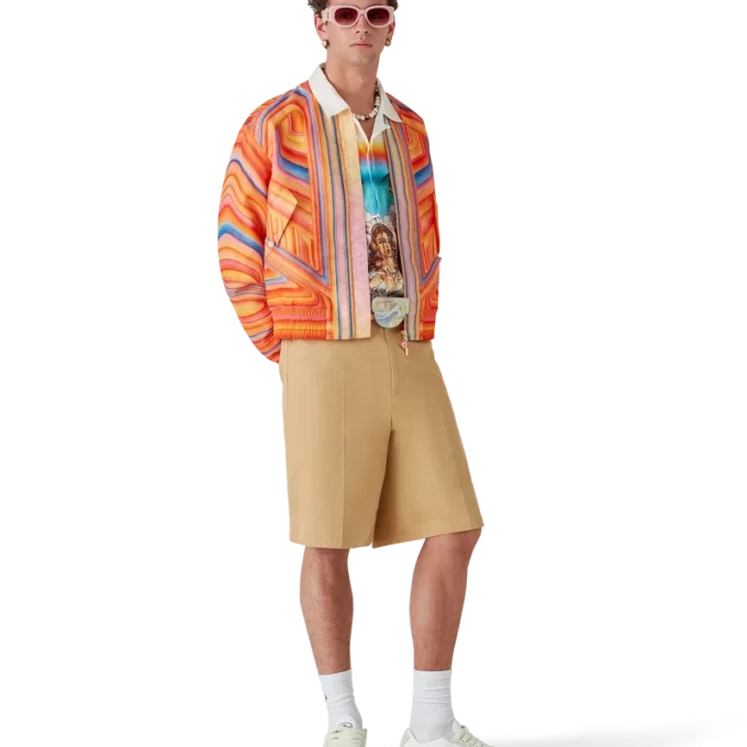 Casaco Bomber Low Rider em Organza Casaco Bomber Low Rider em Organza