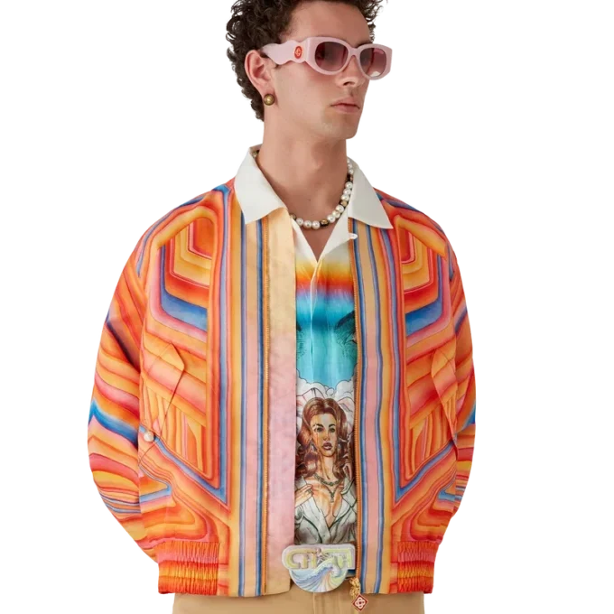 Casaco Bomber Low Rider em Organza Casaco Bomber Low Rider em Organza