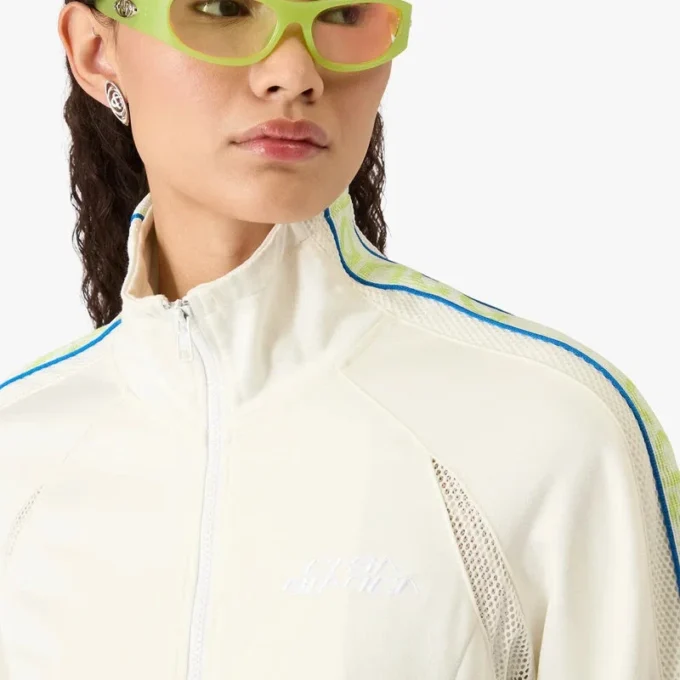 Casaco com fecho de correr White Laurel Track Casaco com fecho de correr White Laurel Track