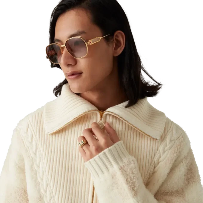 Casaco de lã merino