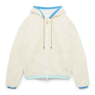 Casaco de malha polar com jacquard Monogram