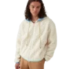 Casaco de malha polar com jacquard Monogram Casaco de malha polar com jacquard Monogram