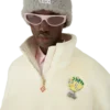 Casaco de pele sintética com fecho de correr de um quarto Tennis Mascot Casaco de pele sintética com fecho de correr de um quarto Tennis Mascot