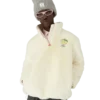 Casaco de pele sintética com fecho de correr de um quarto Tennis Mascot Casaco de pele sintética com fecho de correr de um quarto Tennis Mascot