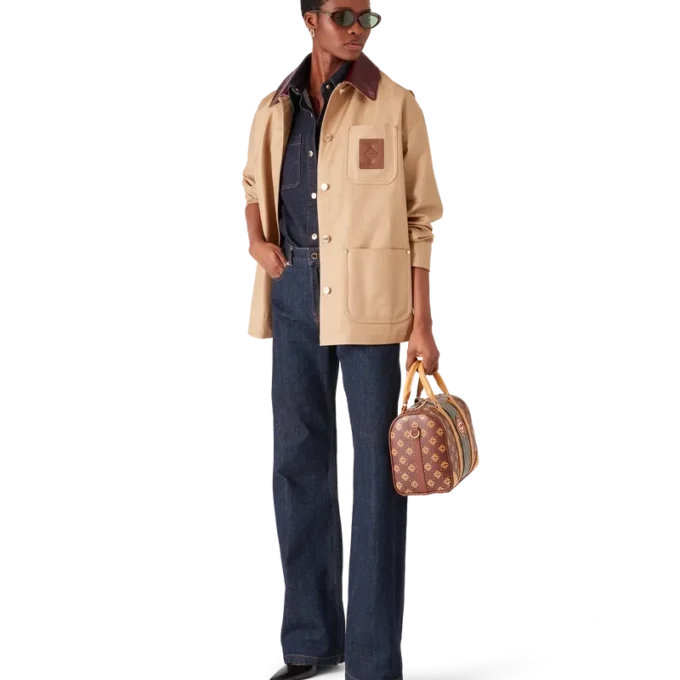 Casaco de trabalho bege