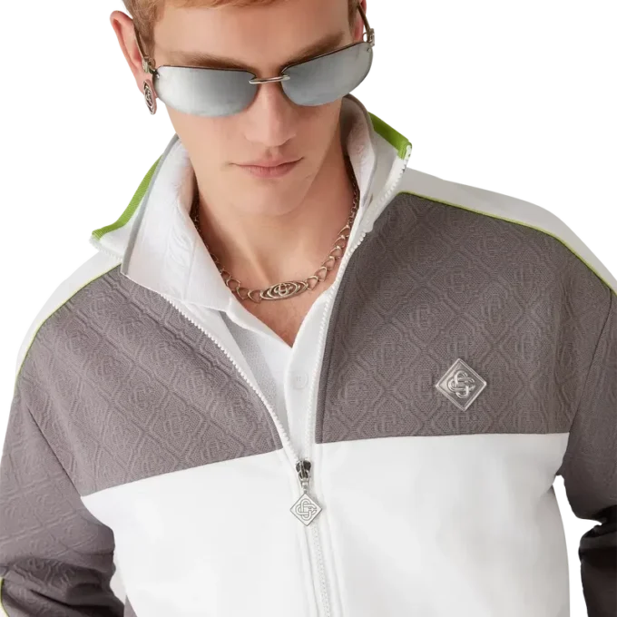 Casaco de treino em jacquard Tennis Casaco de treino em jacquard Tennis