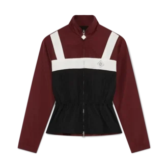 Casaco de vento em nylon com monograma