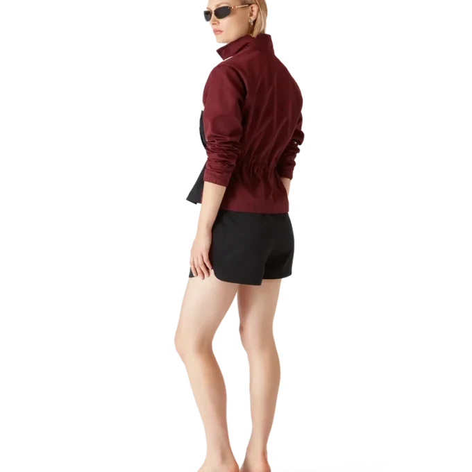 Casaco de vento em nylon com monograma