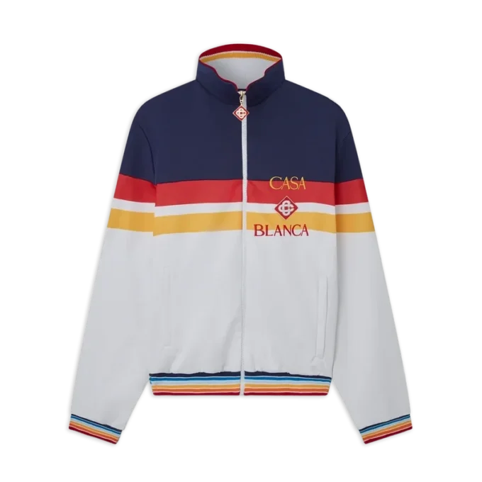Casaco Desportivo com Blocos de Cor Casaco Desportivo com Blocos de Cor