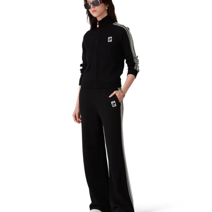 Casaco Desportivo em Malha Merino Casaco Desportivo em Malha Merino