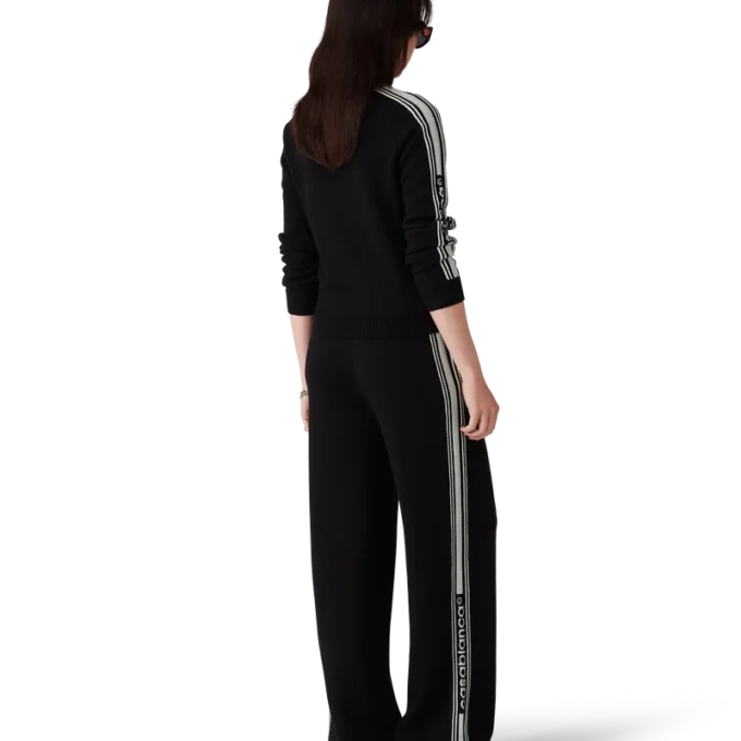 Casaco Desportivo em Malha Merino Casaco Desportivo em Malha Merino