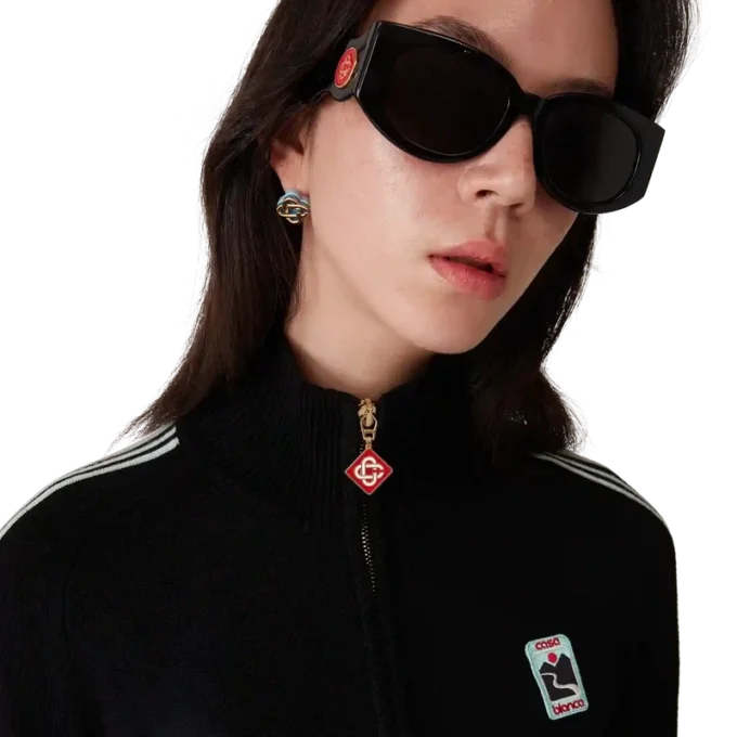 Casaco Desportivo em Malha Merino Casaco Desportivo em Malha Merino