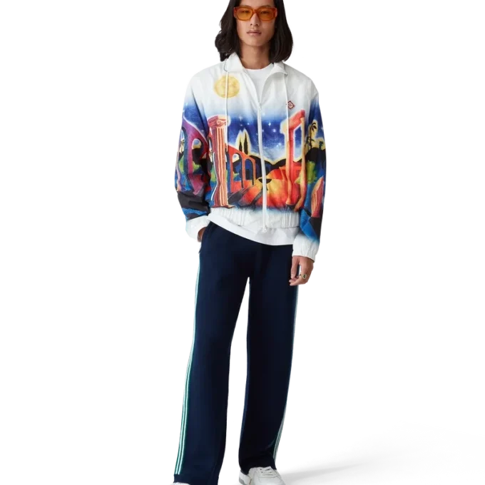 Casaco Windbreaker Midnight Acropolis Casaco Windbreaker Midnight Acropolis