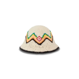 Chapéu de croché em ráfia