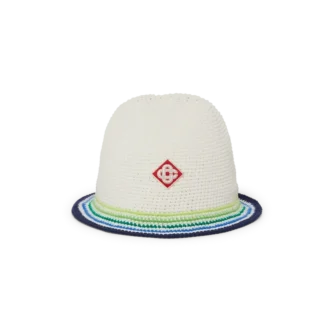 Chapéu de croché às riscas Chapéu de croché às riscas