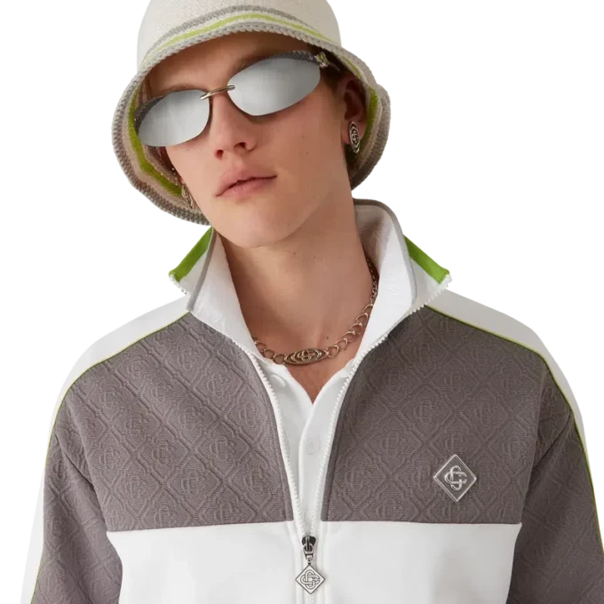 Chapéu de croché às riscas