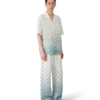 Chinelos de felpo Monogram para homem Chinelos de felpo Monogram para homem