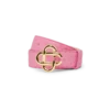 Cinto com logótipo CC em relevo rosa