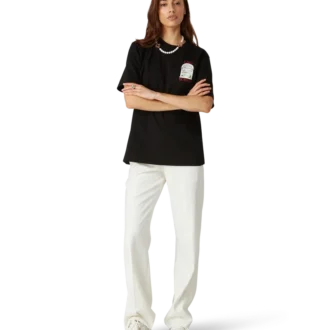 Colar com logótipo de pérola média