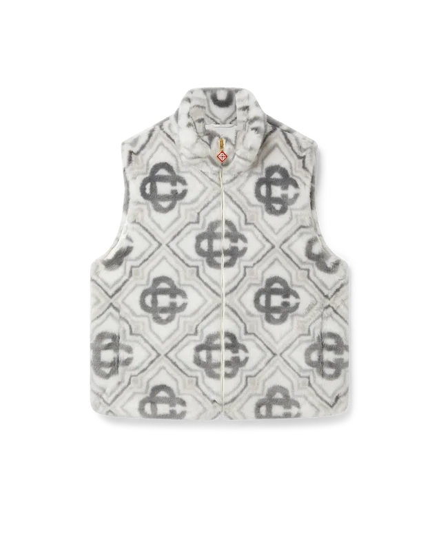 Colete Monogram em Pele Sintética Colete Monogram em Pele Sintética