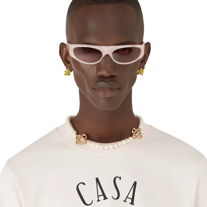 Óculos de sol desportivos cor-de-rosa