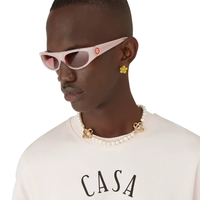 Óculos de sol desportivos cor-de-rosa