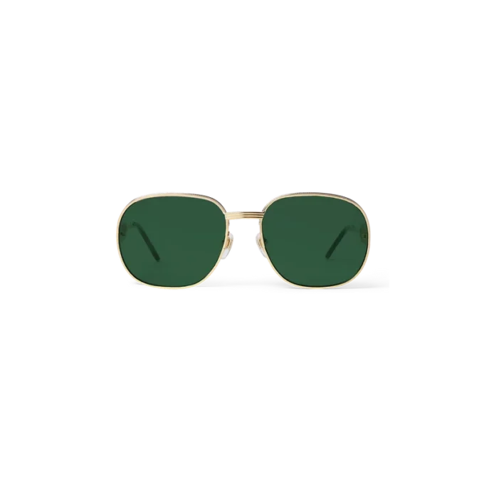 Óculos de sol quadrados de metal