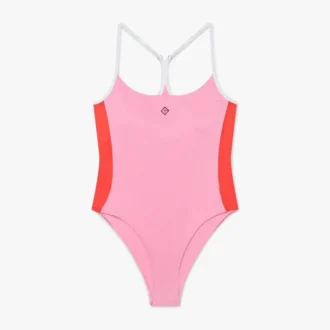 Fato de banho Monogram rosa