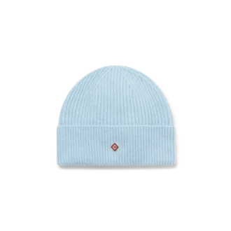 Gorro de malha canelada em lã Gorro de malha canelada em lã