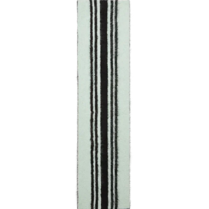 Lenço de mohair às riscas