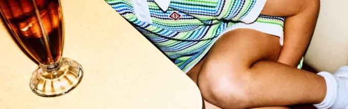 Lenço de seda médio com monograma em degradê