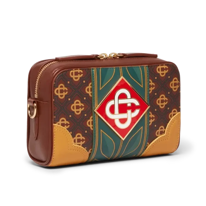 Mala a tiracolo Monogram castanha