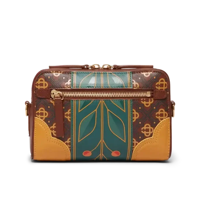 Mala a tiracolo Monogram castanha