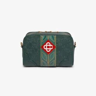 Mala a tiracolo Monogram verde