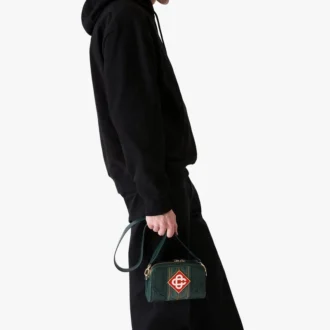 Mala a tiracolo Monogram verde