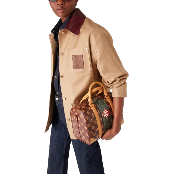 Mala de fim de semana Mini Monogram castanha